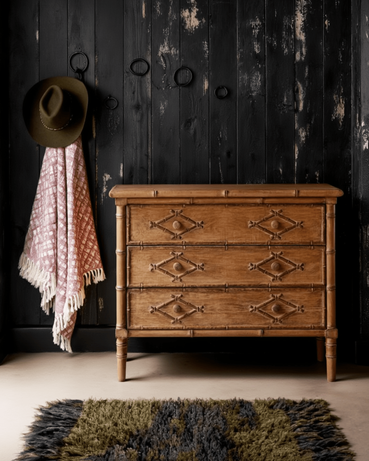 small wood dresser Jussi Solid Wood Dresser