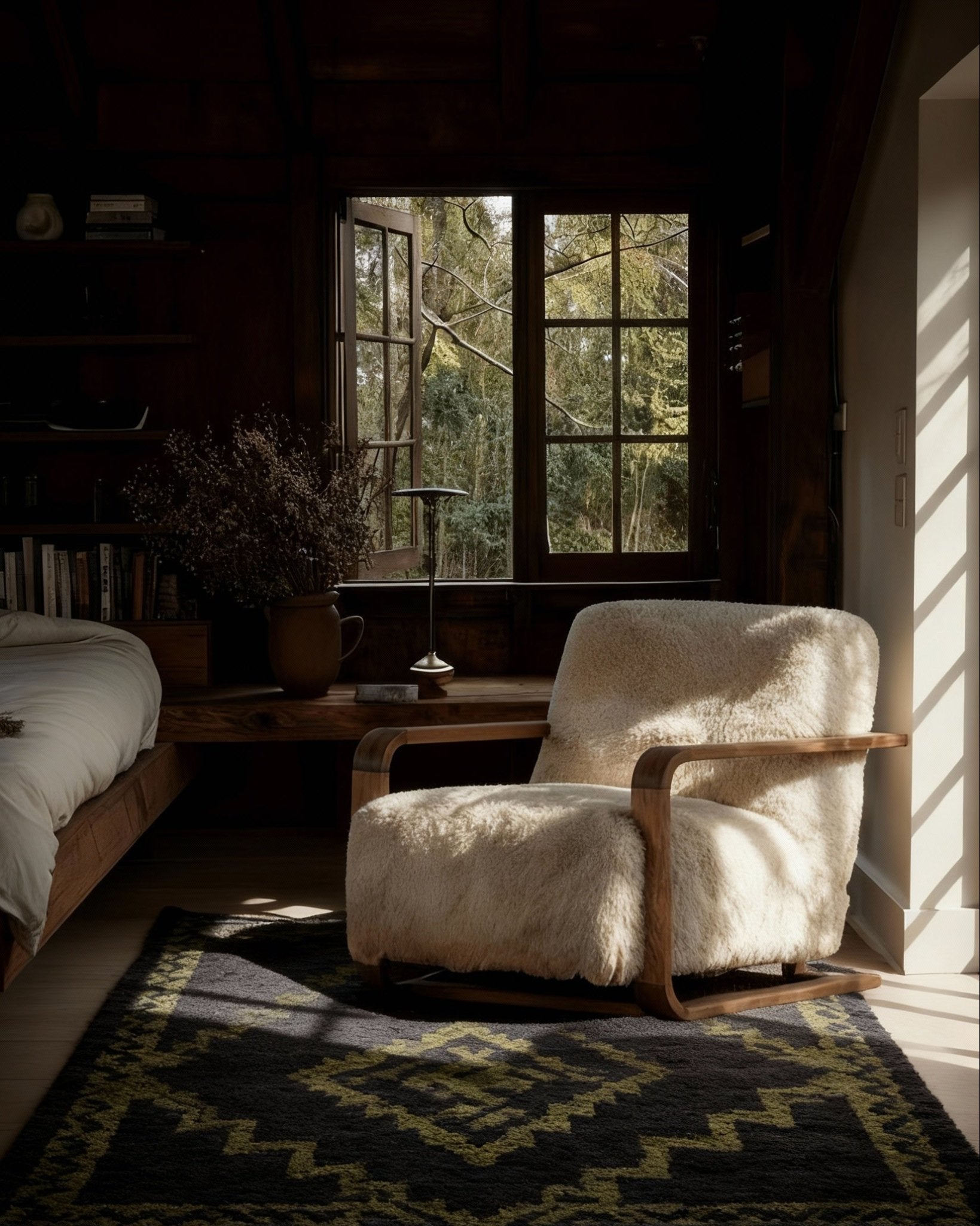 Kaarl Sheepskin Lounge Chair - Arm Chairs - Hello Norden