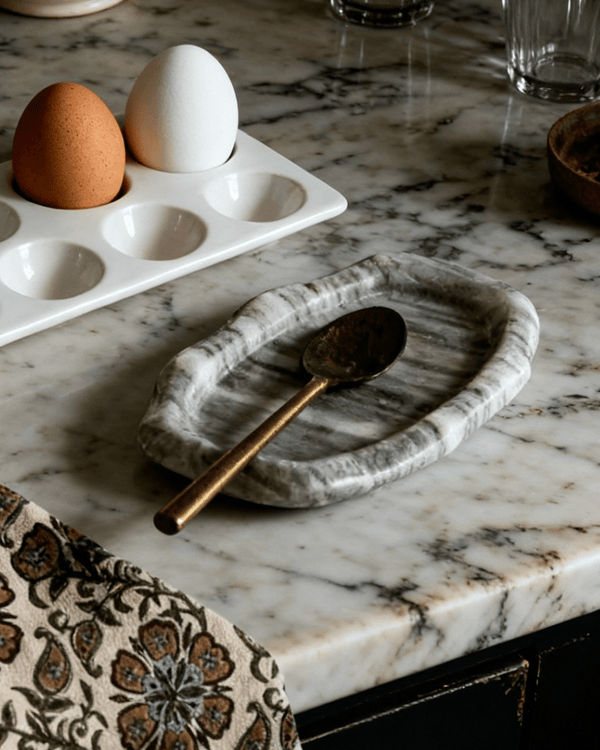 marble soap dish tray spoon rest Hello Norden