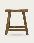 Karmina Reclaimed Wood Stool - Stools - Hello Norden