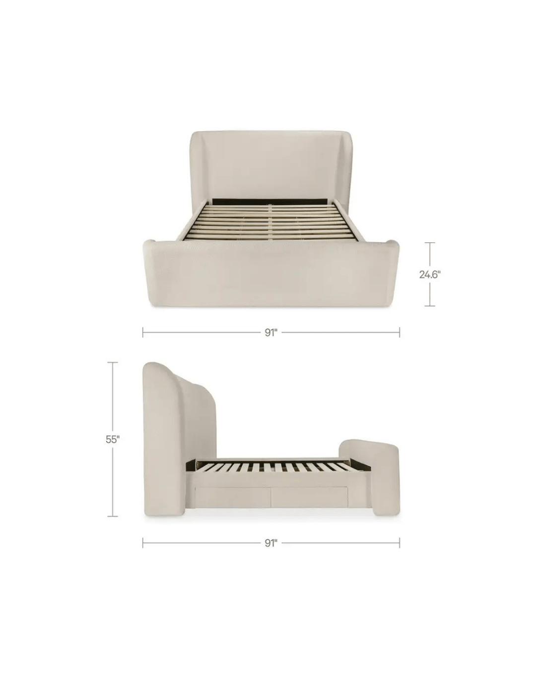 Sissel Bed - Beds & Headboards - Hello Norden
