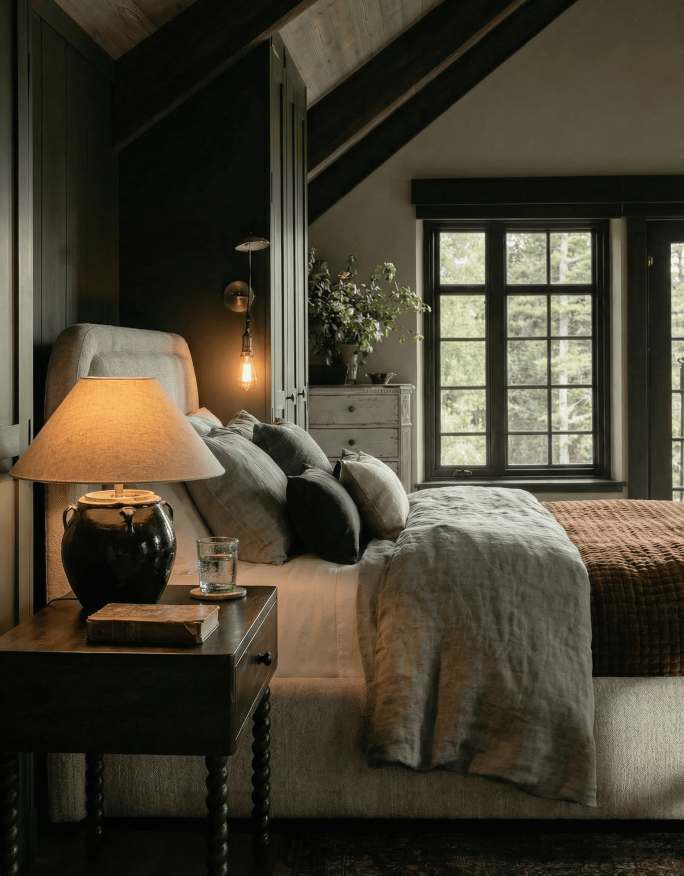 Lamont Glazed Pot Table Lamp - Table Lamp - Hello Norden