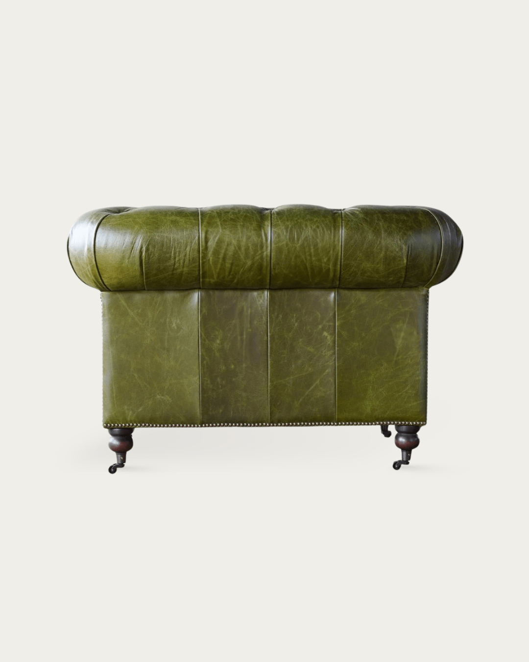 Fenris Leather Chesterfield Chair - Lounge Chairs - Hello Norden