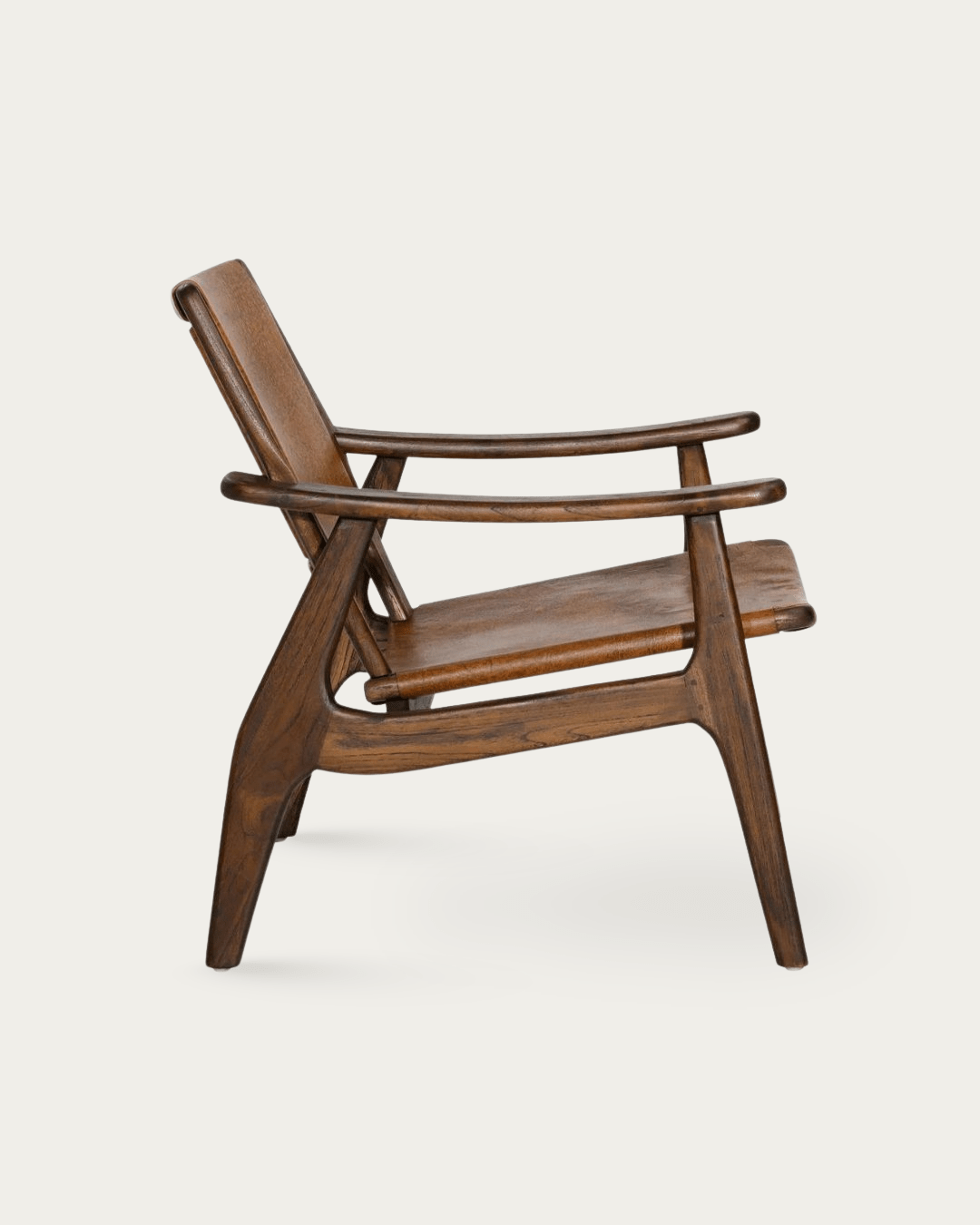 Vendela Leather Accent Chair - Lounge Chairs - Hello Norden
