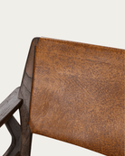 Vendela Leather Accent Chair - Lounge Chairs - Hello Norden
