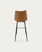 Valdemar Leather Bar Stools (Set of 2) - Bar & Counter Stools - Hello Norden