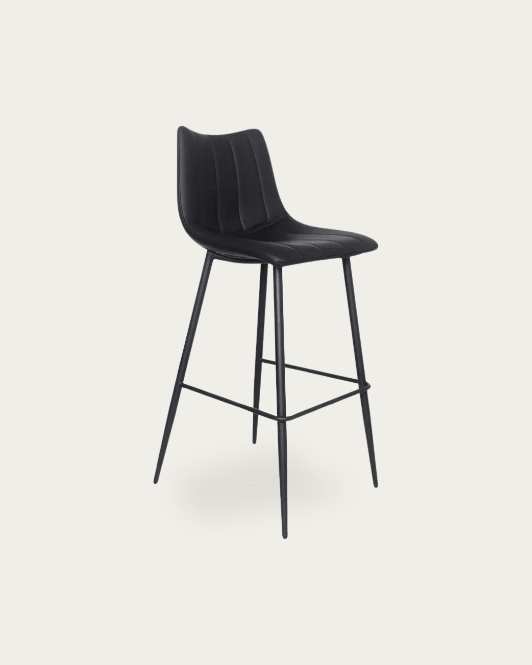 Valdemar Leather Bar Stools (Set of 2) - Bar & Counter Stools - Hello Norden