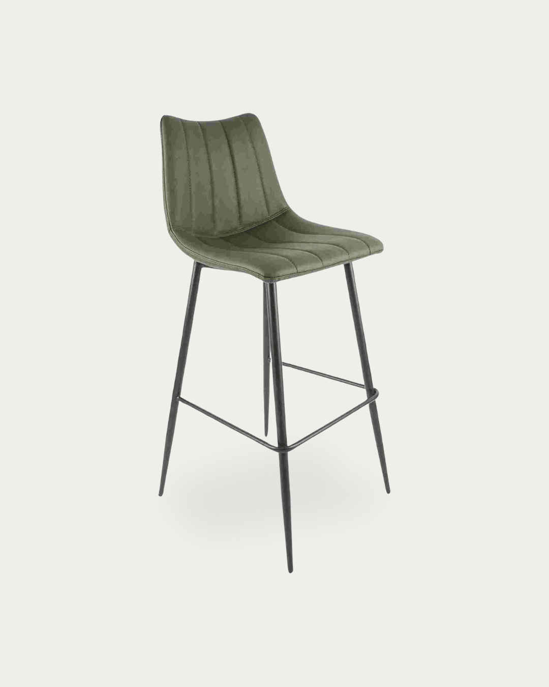 Valdemar Leather Bar Stools (Set of 2) - Bar & Counter Stools - Hello Norden