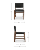 dining room furniture modern mountain upholstery: hair on hide leather dining chair Hello Norden - Thomas Dining Chair, dimensions