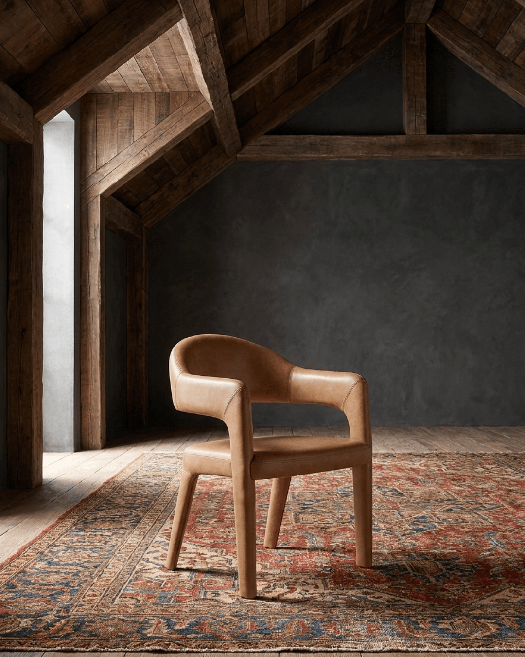 Peder Leather Dining Chair - Dining Chairs - Hello Norden