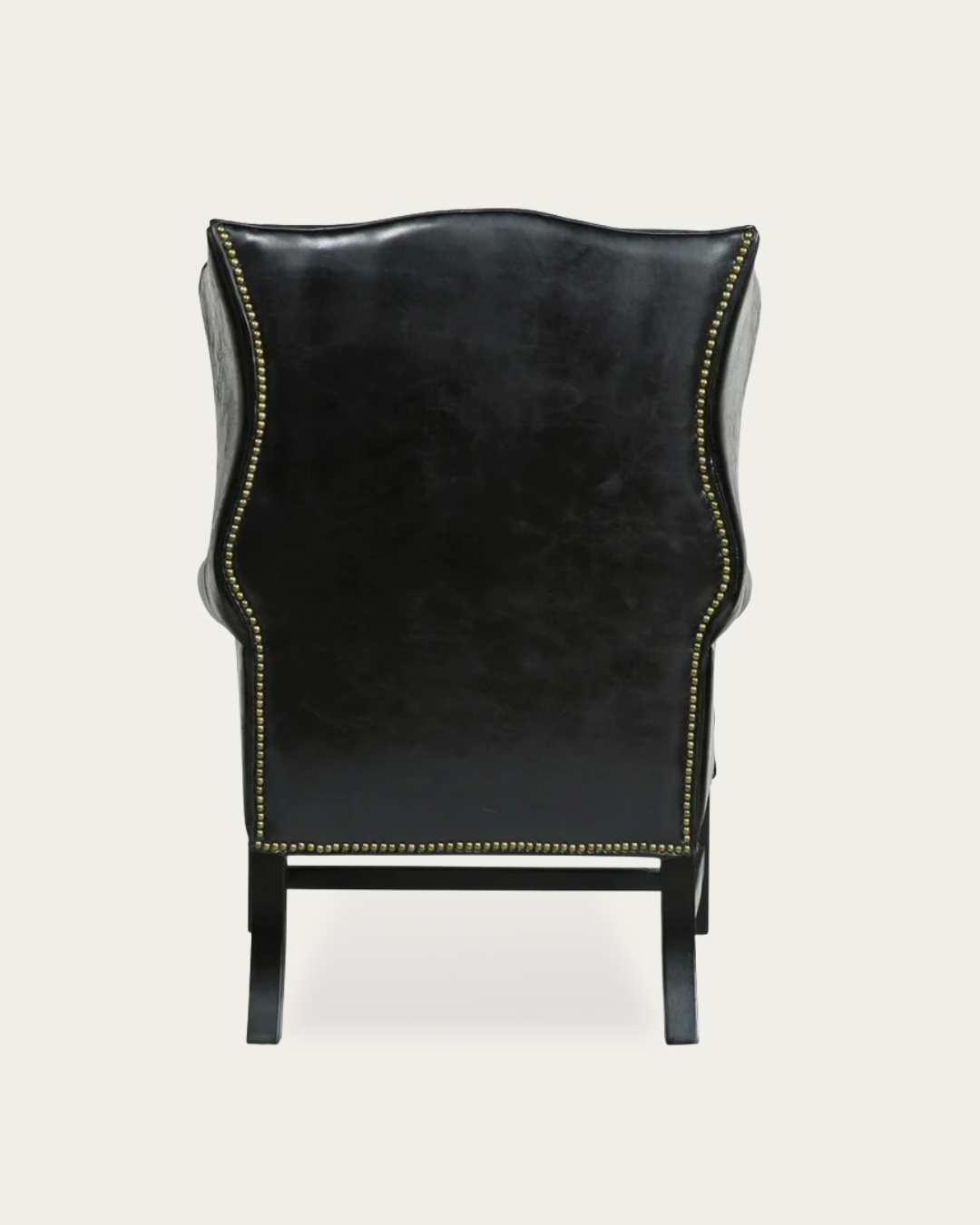 Holmes Wingback Leather Chair - Lounge Chairs - Hello Norden