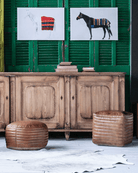 Leather Ottoman (Multiple Options) - Ottomans - Hello Norden