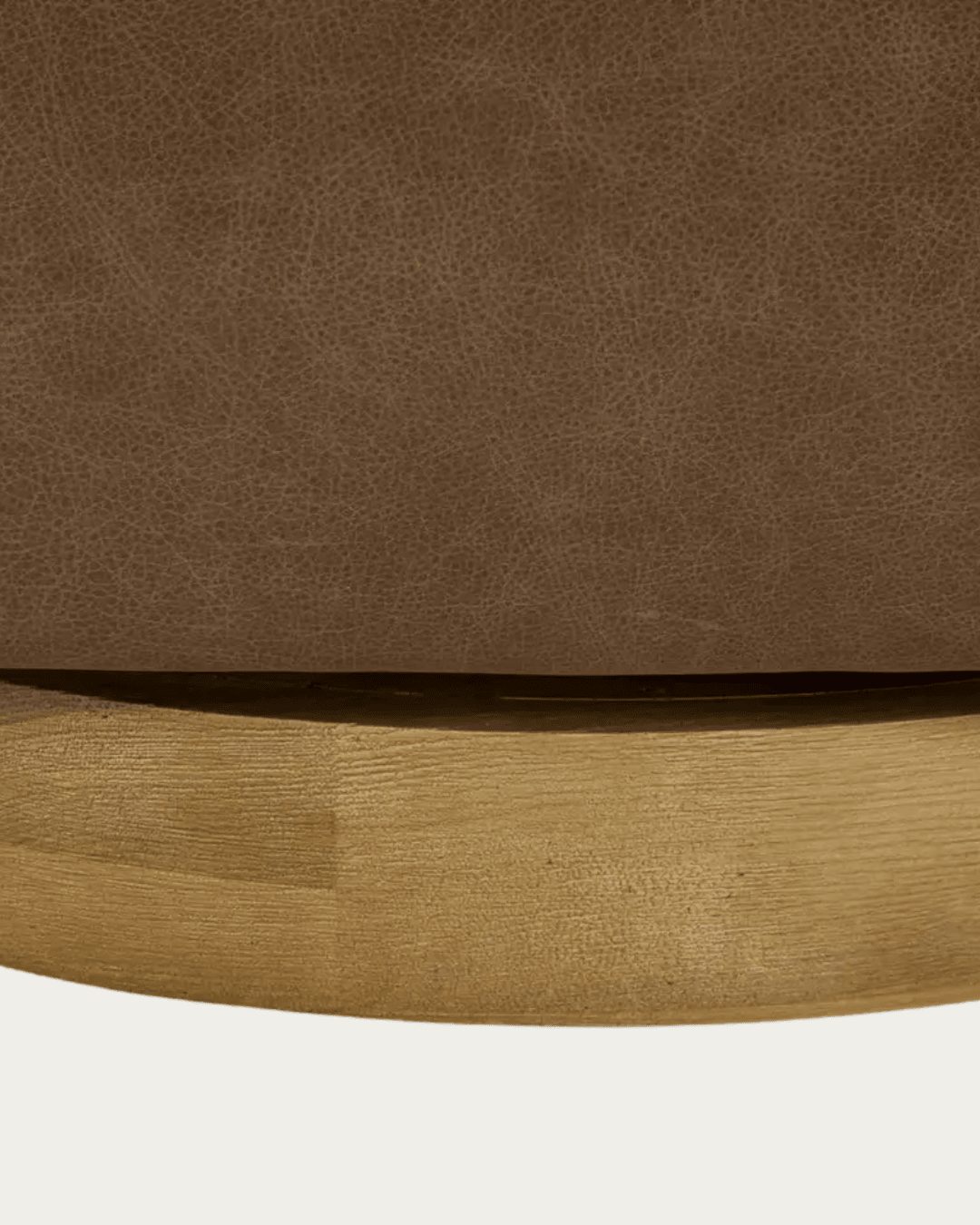 Eeva Leather Swivel Chair - Lounge Chairs - Hello Norden