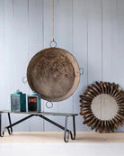 Leeben Vintage Round Zinc Tray - Decorative Objects - Hello Norden