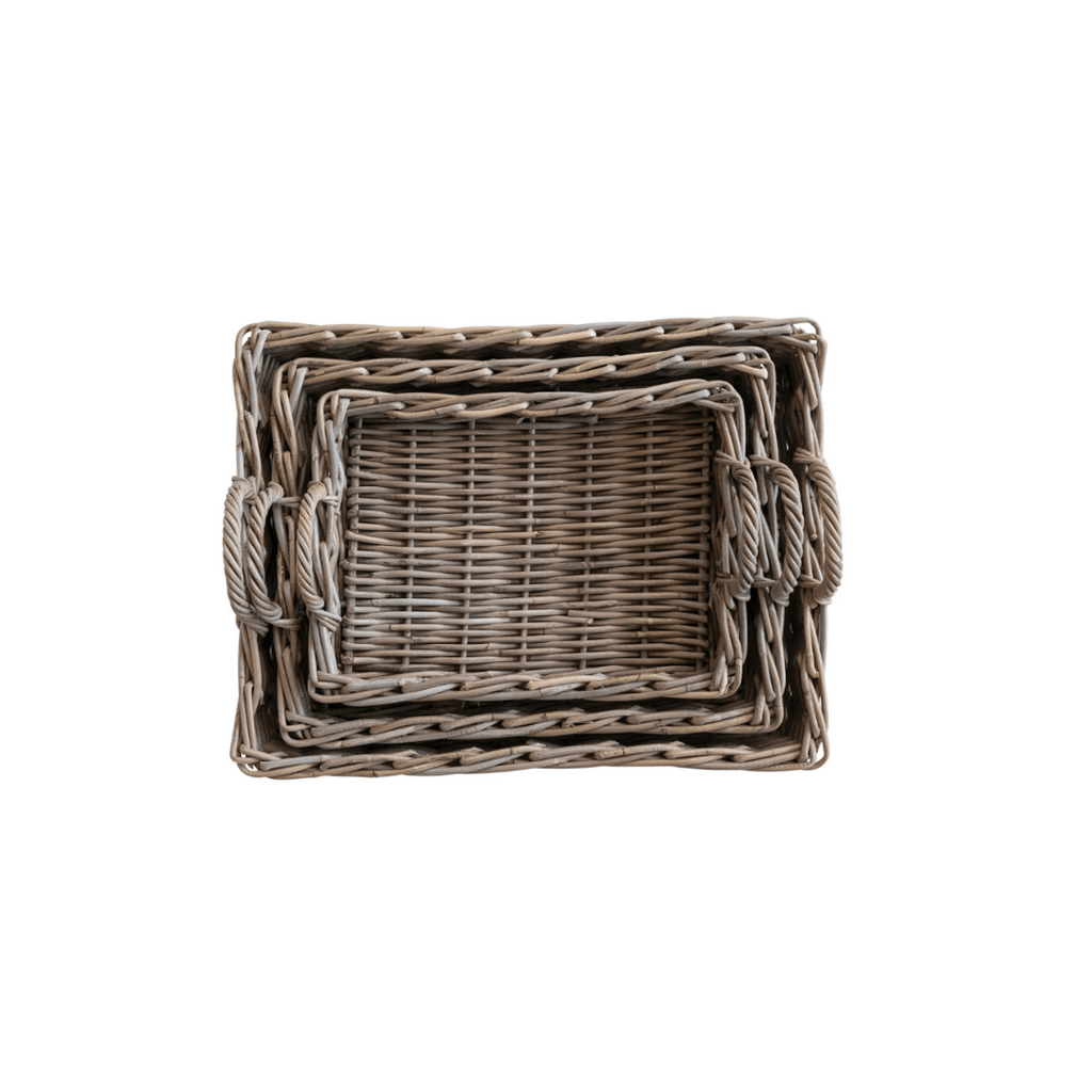 Leia Rattan Tray - Tray - Hello Norden