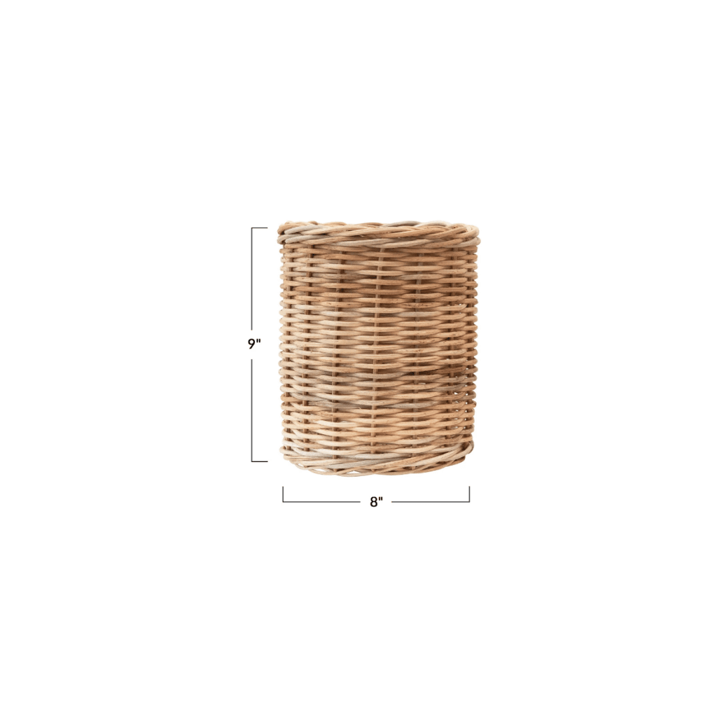 Liv Hand Woven Wicker Basket - Baskets & Storage - Hello Norden