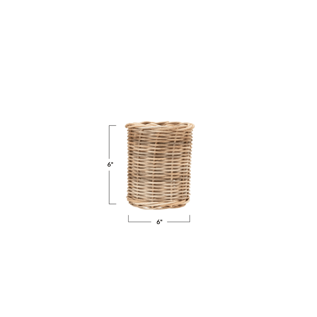 Liv Hand Woven Wicker Basket - Baskets & Storage - Hello Norden