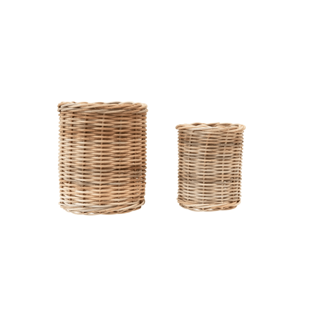 Liv Hand Woven Wicker Basket - Baskets & Storage - Hello Norden