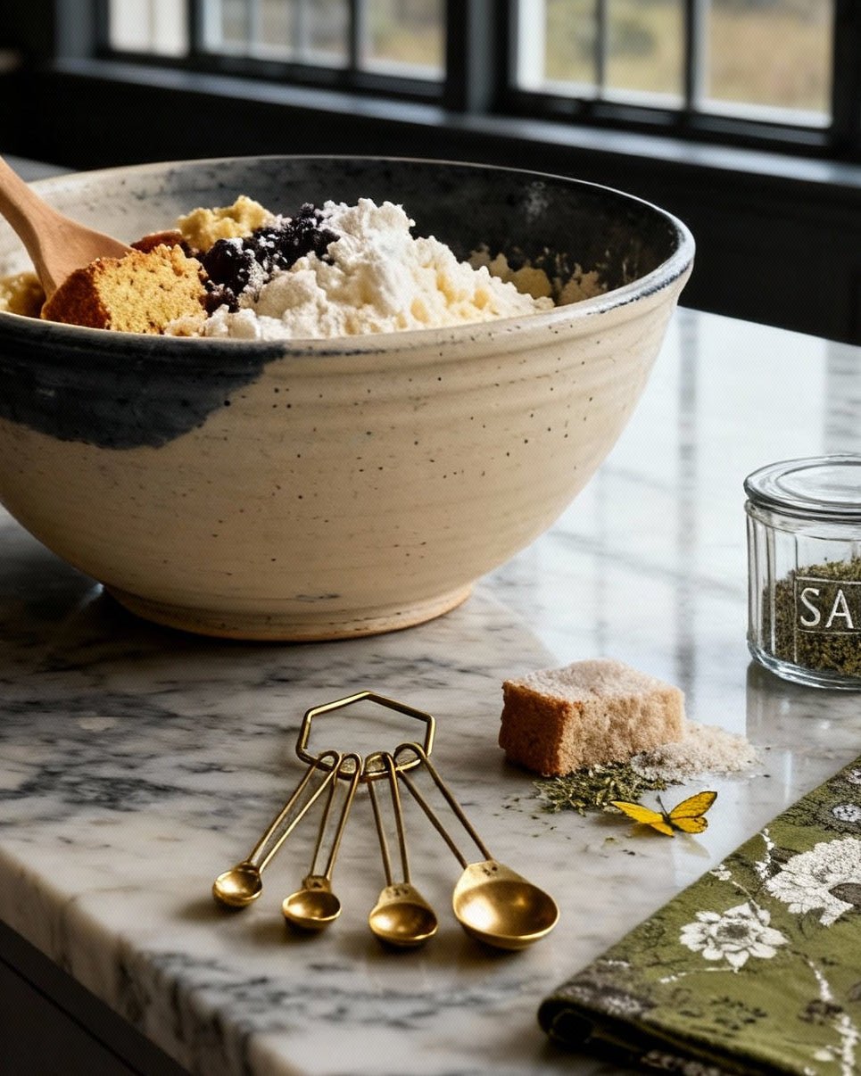 Livia Brass Measure Spoons - Measuring Spoons - Hello Norden