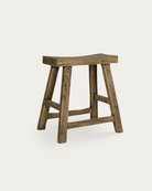 Karmina Reclaimed Wood Stool - Stools & Benches - Hello Norden