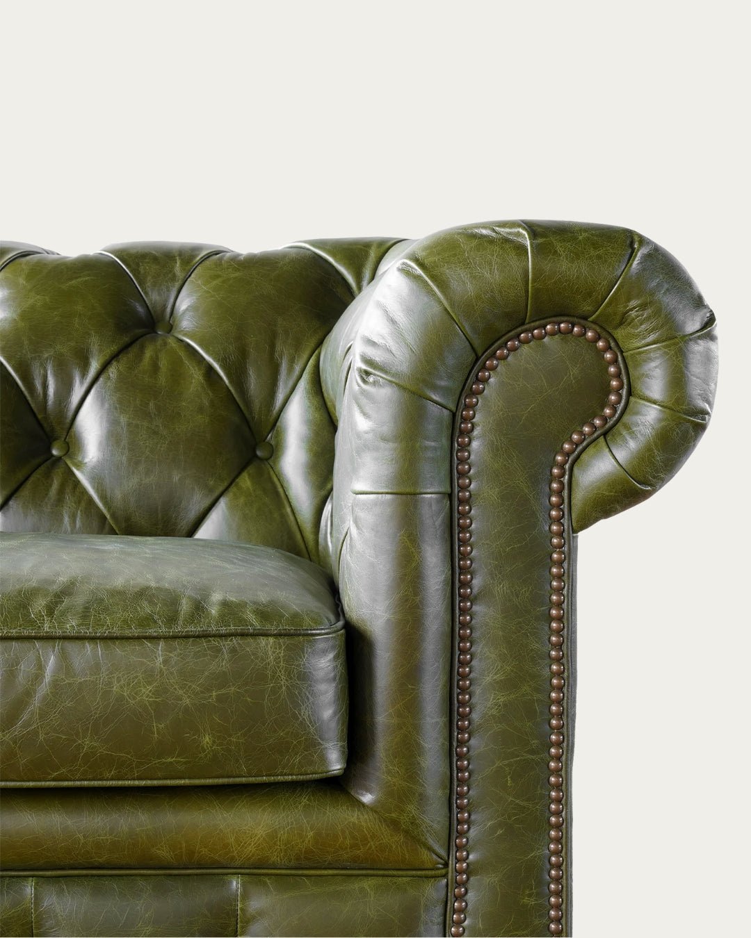 Fenris Leather Chesterfield Loveseat - Sofas & Sectionals - Hello Norden
