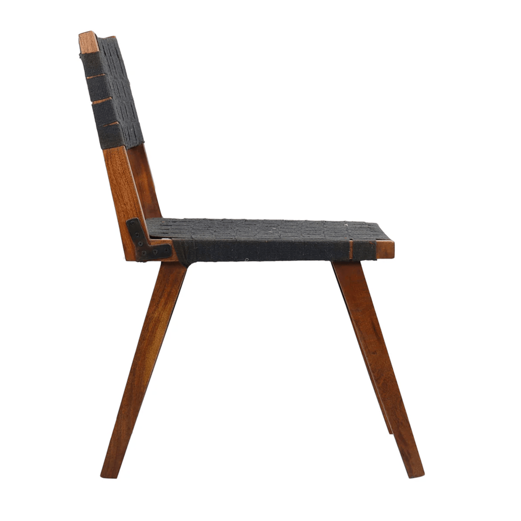 Lugga Wood and Canvas Dining Chair - Dining Chairs - Hello Norden