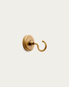 Magnetic S - Shaped Unlacquered Brass Hook - Hooks - Hello Norden
