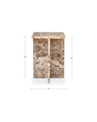 Wayde Marble Side Table - Side Tables - Hello Norden