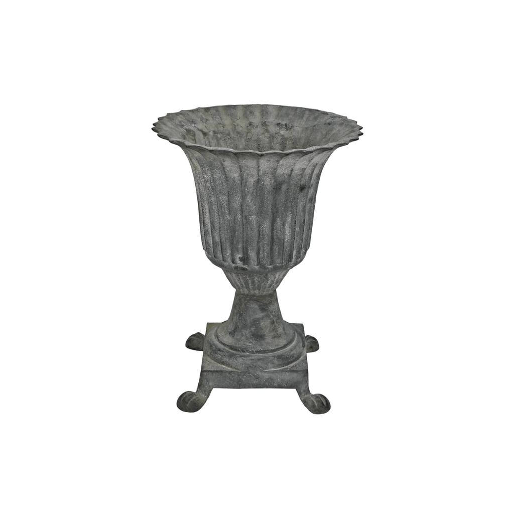 Maynard Cast Iron Urn Planter - Planters & Pots - Hello Norden