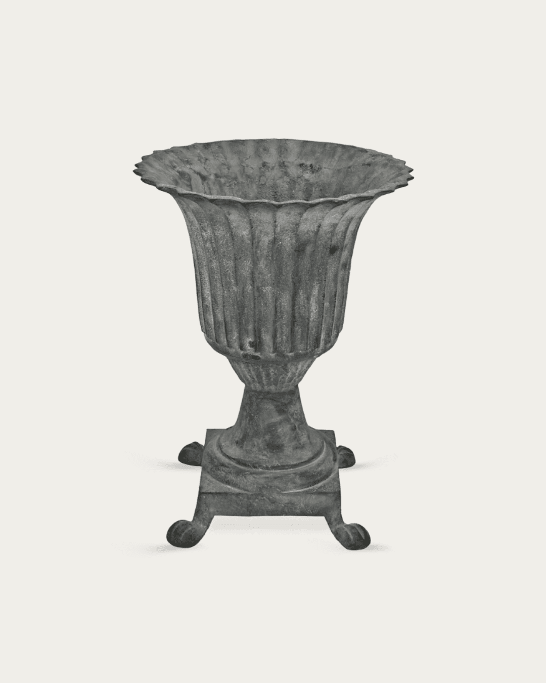 Maynard Cast Iron Urn Planter - Planters & Pots - Hello Norden