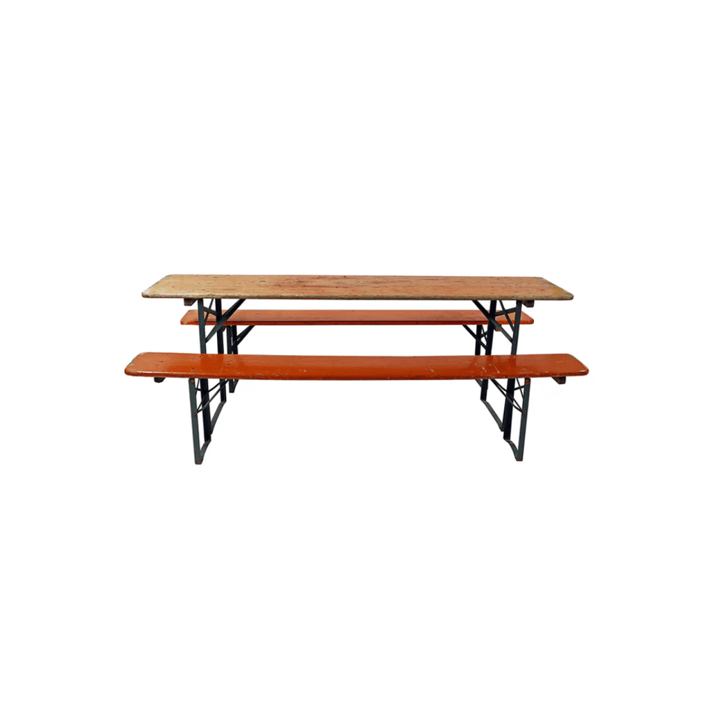 Melker Vintage Beer Garden Picnic Table - Tables - Hello Norden