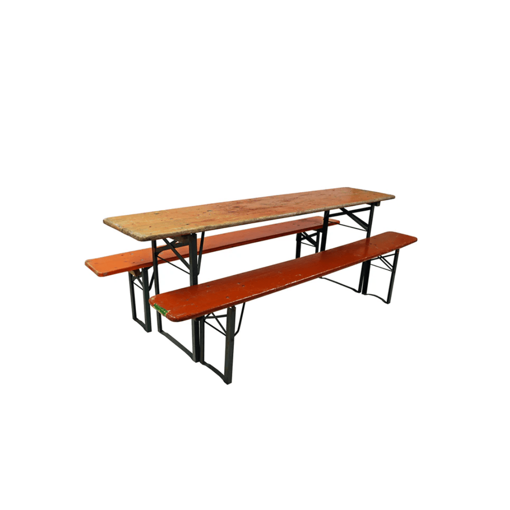 Melker Vintage Beer Garden Picnic Table - Tables - Hello Norden