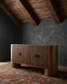 Emilie Reeded Wood Sideboard - Cabinets & Storage - Hello Norden