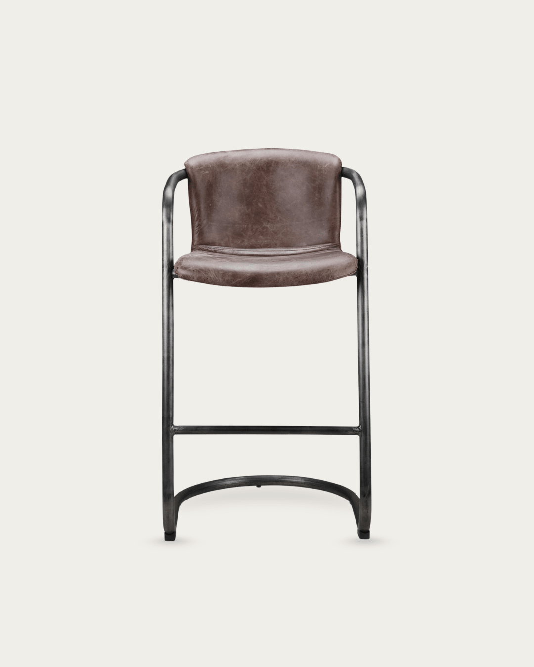 Victor Leather Bar Stools (Set of 2) - Bar & Counter Stools - Hello Norden