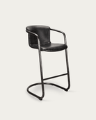 Victor Leather Bar Stools (Set of 2) - Bar & Counter Stools - Hello Norden