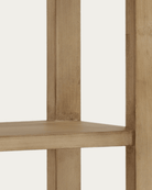 living room furniture modern mountain reclaimed pine wood bookcase Hello Norden - Kolbein Bookcase, detail view