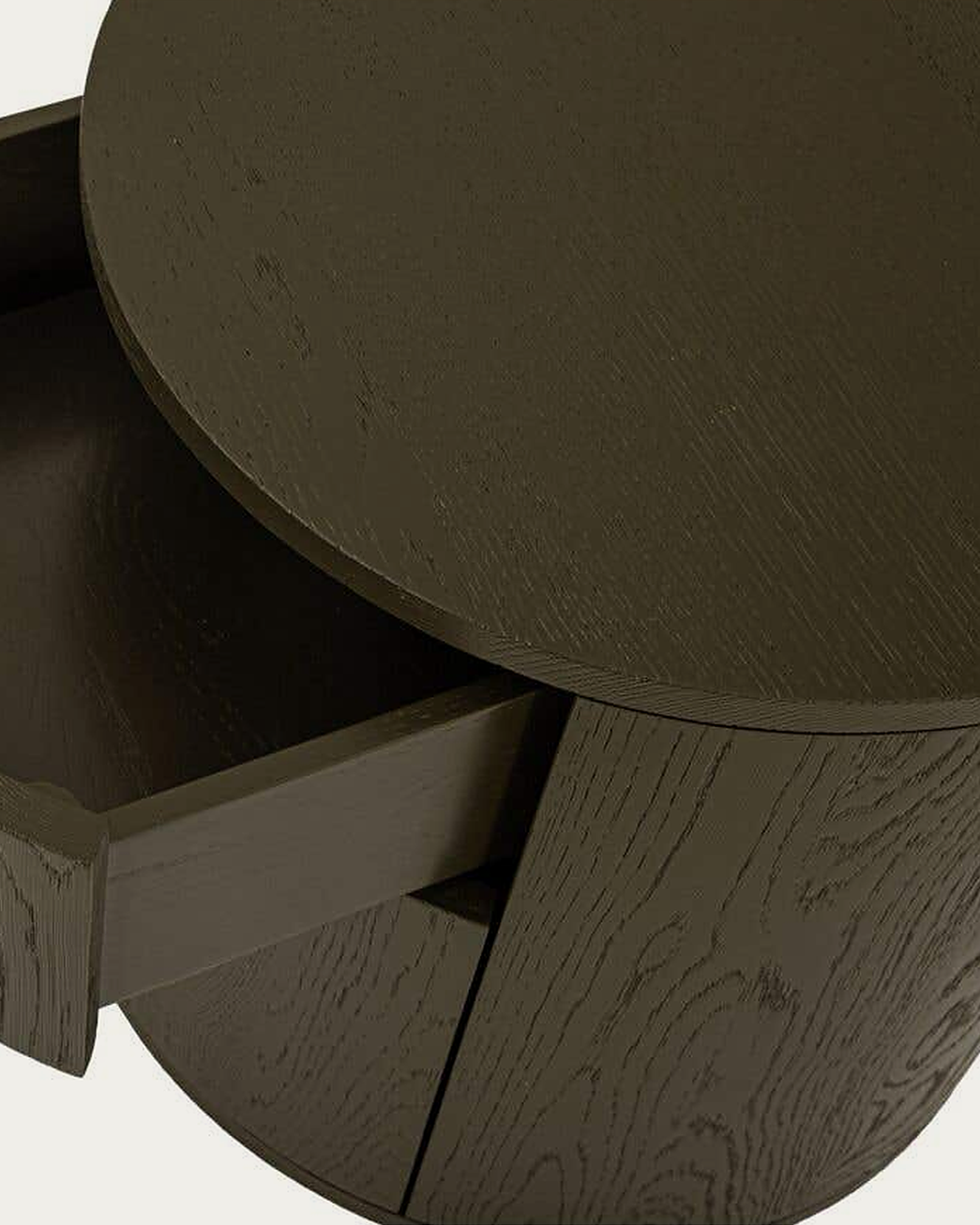dining room furniture modern mountain solid oak dining chair Hello Norden - Svein 2 Drawer Nightstand, detail view