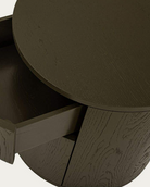 dining room furniture modern mountain solid oak dining chair Hello Norden - Svein 2 Drawer Nightstand, detail view