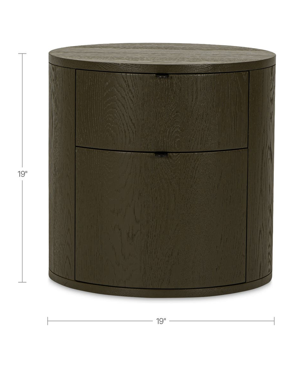 dining room furniture modern mountain solid oak dining chair Hello Norden - Svein 2 Drawer Nightstand, dimensions