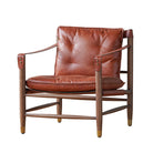 Njala Leather Lounge Chair - Arm Chairs - Hello Norden