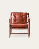 Njala Leather Lounge Chair - Arm Chairs - Hello Norden