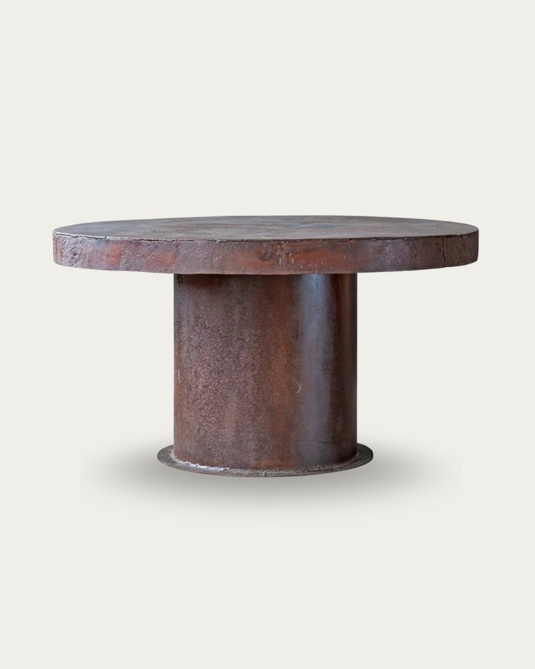 Nollie Industrial Metal Dining Table - Tables - Hello Norden