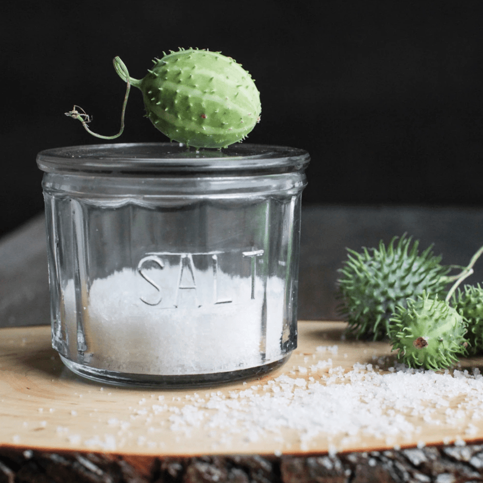 Olavi Glass Salt Cellar