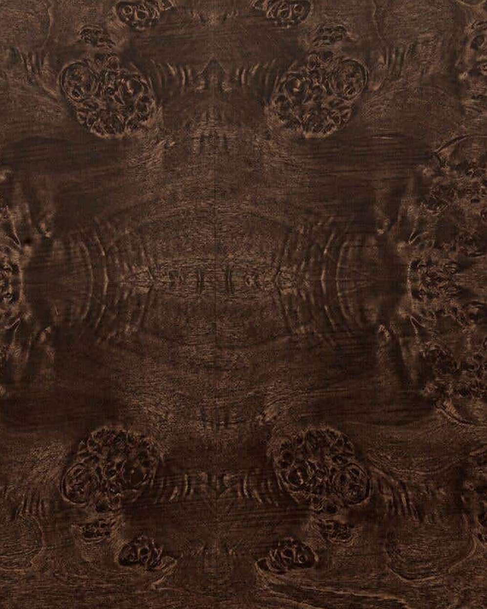 living room furniture modern mountain top edge frame and base: solid oak coffee table Hello Norden - Petter Coffee Table Dark, detail view