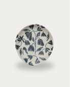 posy vintage blue floral ceramic pottery spoon rest Hello Norden