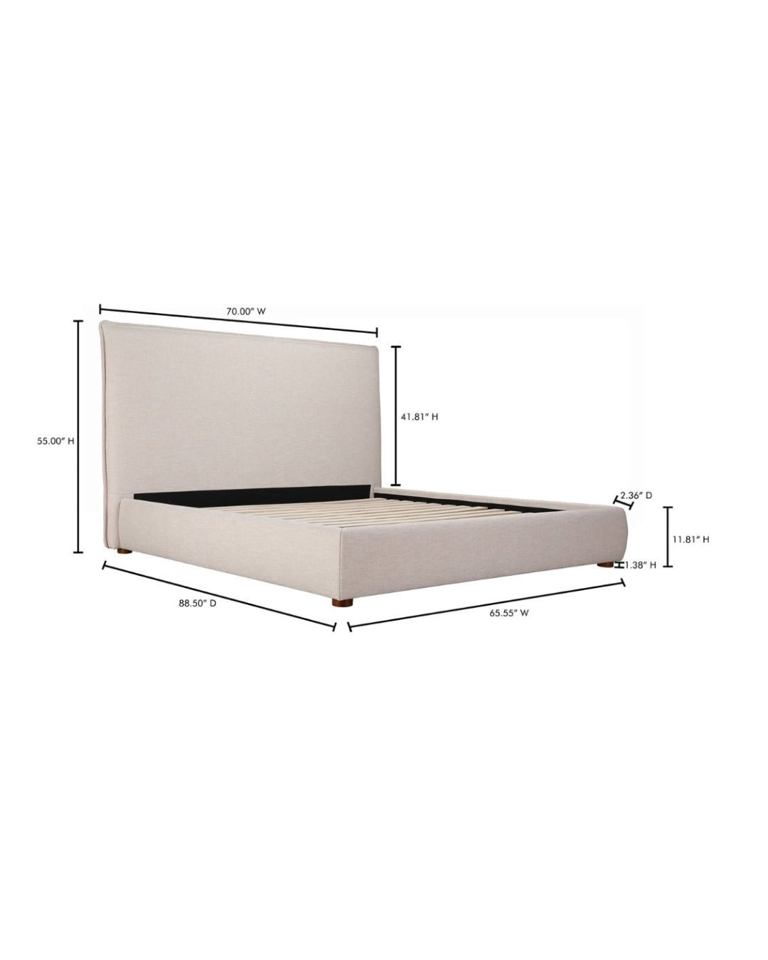 Bjorn Queen Bed - Beds & Headboards - Hello Norden