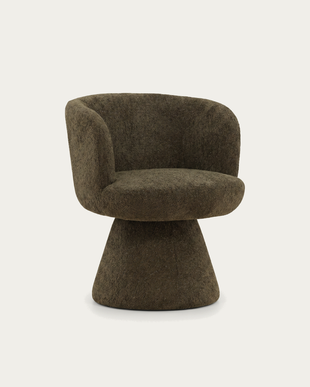 dining room furniture modern mountain woven chenille fabric dining chair Hello Norden - Ragna Swivel Dining Chair