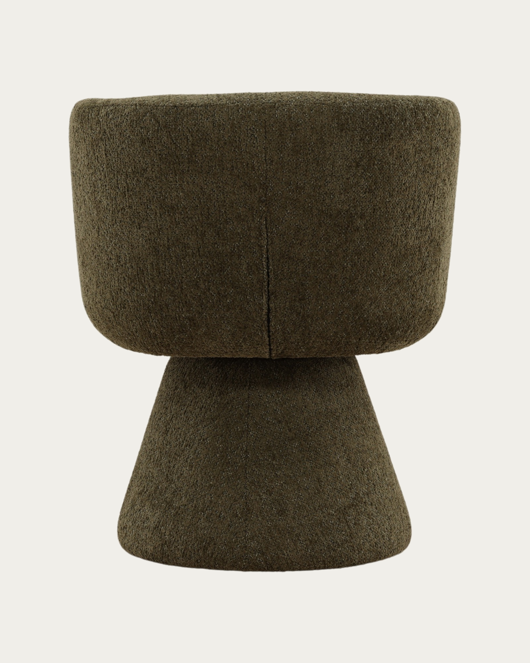 dining room furniture modern mountain woven chenille fabric dining chair Hello Norden - Ragna Swivel Dining Chair, detail view