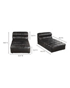 Rainor Leather Chaise - Chaises - Hello Norden
