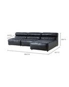 Rainor Leather Sectional - Sectionals - Hello Norden